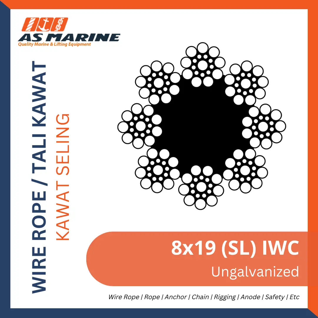 Wire Rope 8x19 (SL) IWC Ungalvanized